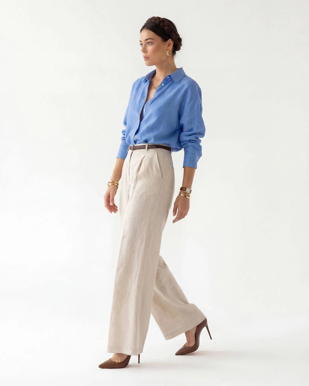 Голубая рубашка